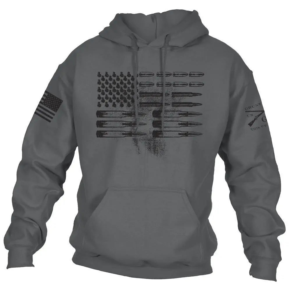 Men's American Flag Hooded Sweatshirt